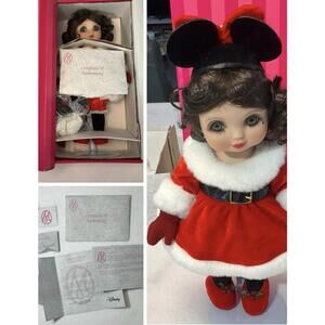 Marie Osmond Adora Belle “Minnie Holiday” Doll – Signed, Numbered, Disney COA –